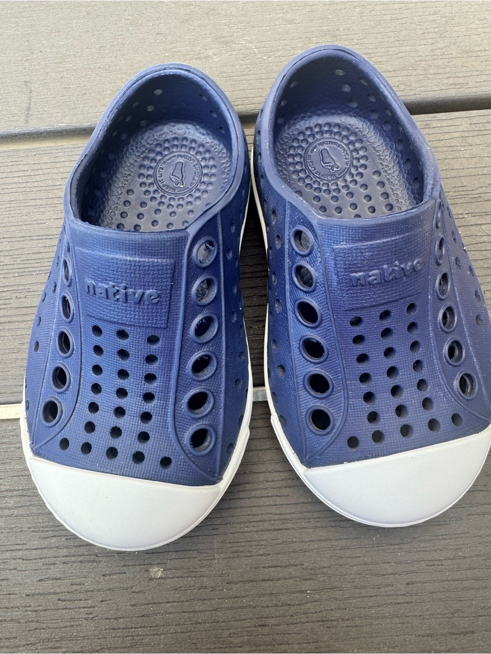 Native Jefferson Kids Shoes navy blue Size C4